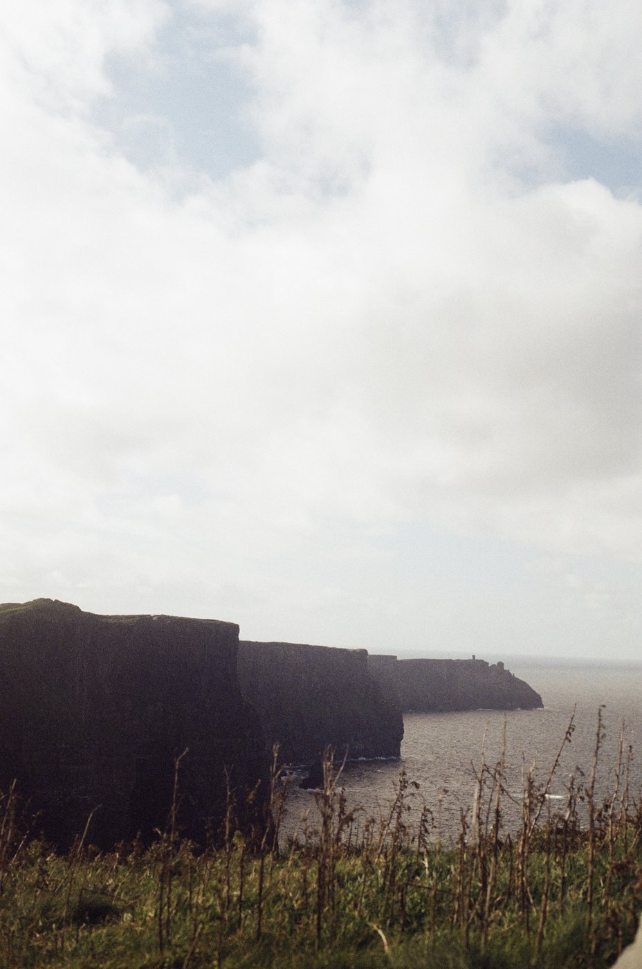 Cliffs along the Irish coastline