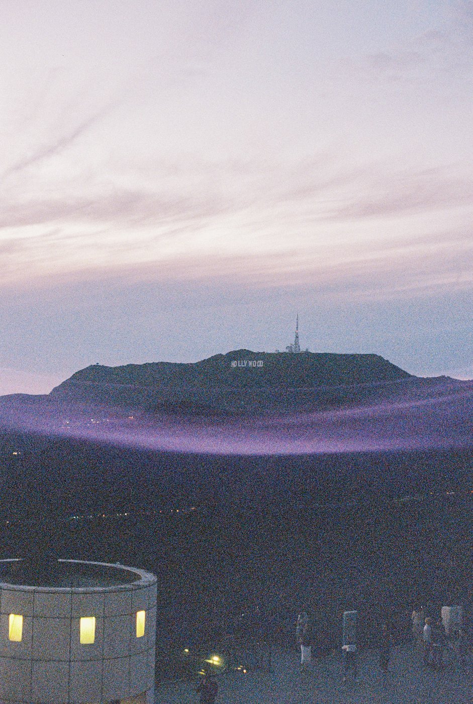 View from Griffith Observatory at dusk